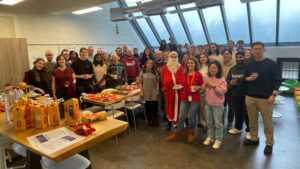 Saint-Nicholas came to the IIHE !