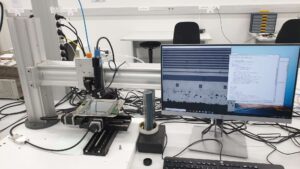 CMS cleanroom is taking shape: Measuring CMS sensors for the tracker endcap upgrade due for 2027